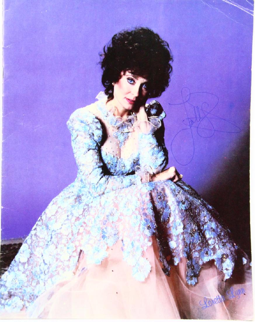 Loretta Lynn Autographed Color Photo Book W/COA (1 of 5)