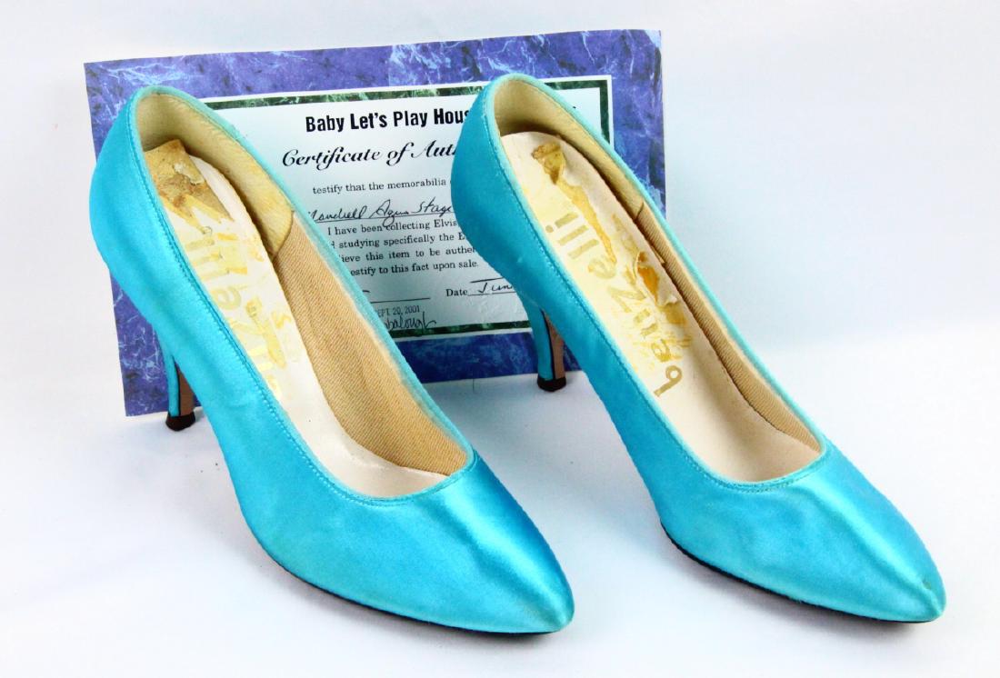 aqua colored heels