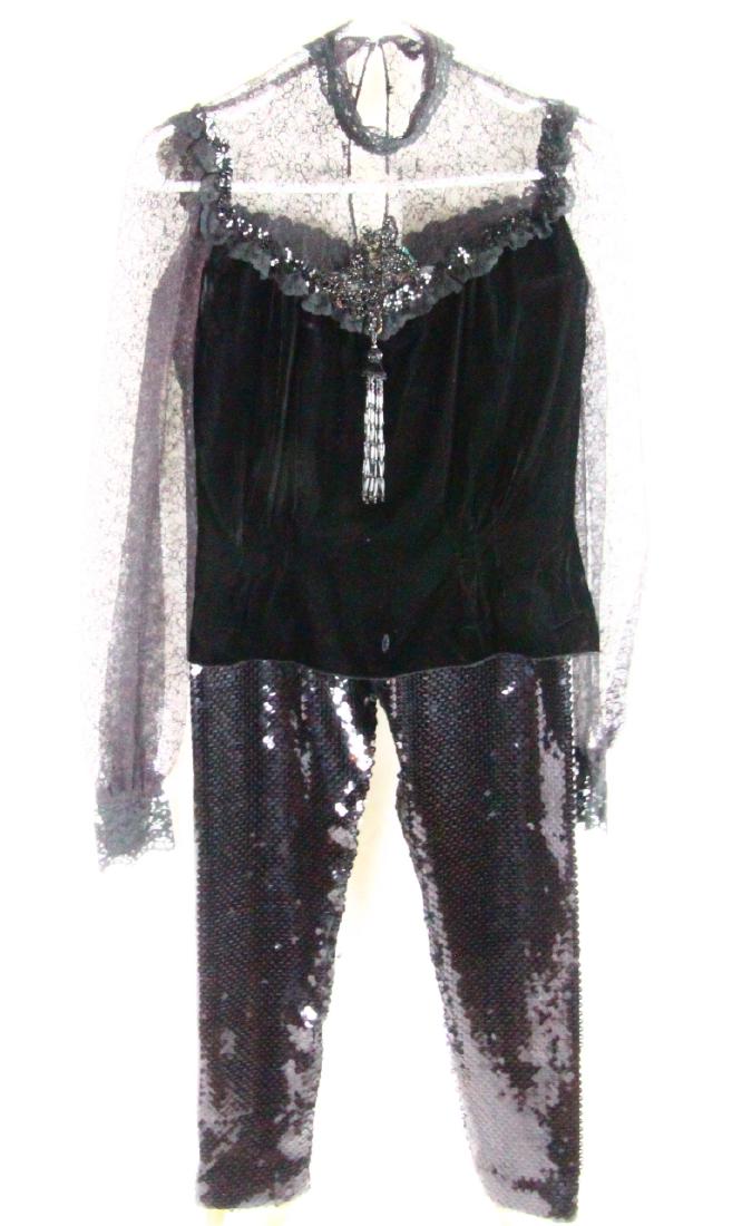 Barbara Mandrell Top & Sequin Pant Set W/COA (1 of 6)
