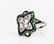 2ct Diamond Solitaire Plat Ring W/1.5ctw Accents - 2