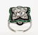 2ct Diamond Solitaire Plat Ring W/1.5ctw Accents - 6