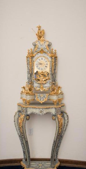 Italian Renaissance Franz Hermle Clock W/MOP (1 of 9)