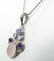Sajen Sterling Silver & Multi Gemstone Pendant - 3