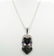 Sajen Sterling Silver & Obsidian Goddess Pendant