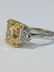 10ct VS2 Fancy Yellow GIA Diam. in Platinum Ring - 5