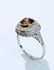 2ct Fancy Dark Orangy Brown GIA Diam. Plat. Ring - 5