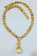 4ctw Diamond 18K Necklace W/16mm South Sea Pearl - 2