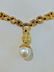 4ctw Diamond 18K Necklace W/16mm South Sea Pearl - 7
