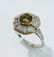 1.3ct SI2 Fancy Yellow-Brown GIA Diam. Plat. Ring