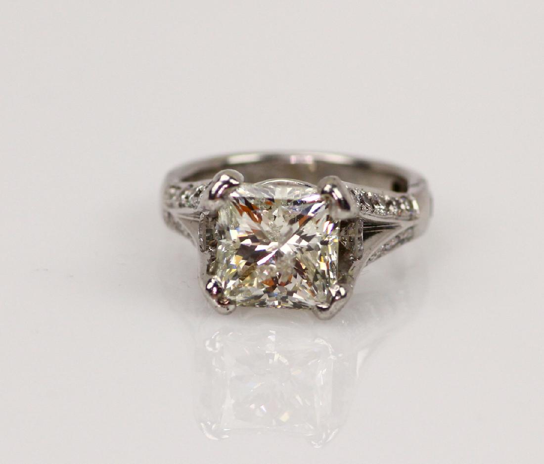6.45ctw I1-I2/H-J Diamond Solitaire in 18K Band (1 of 5)
