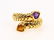 Bvlgari 18K, 1ctw Citrine/Amethyst Tubogas Ring