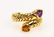Bvlgari 18K, 1ctw Citrine/Amethyst Tubogas Ring - 4