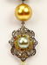 5.5ctw Diamond,12mm-14mm South Sea Pearl Strand - 3