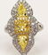 2.30ctw Yellow Diamond, 1.25ctw Diam. & 18K Ring - 4