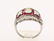 2.55ctw Diamond, 1.00ctw Ruby & Platinum Ring - 6