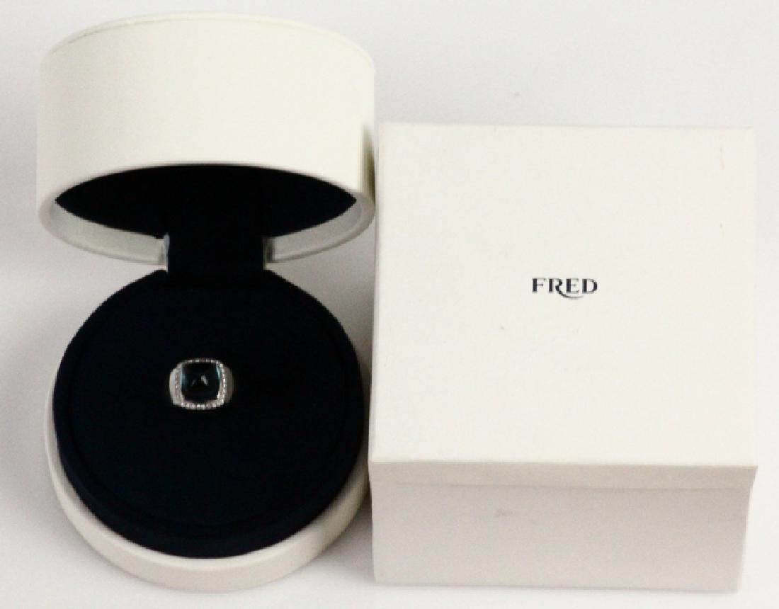 Fred Paris "Pain De Sucre" 18K Ring W/VS Diamonds (1 of 8)