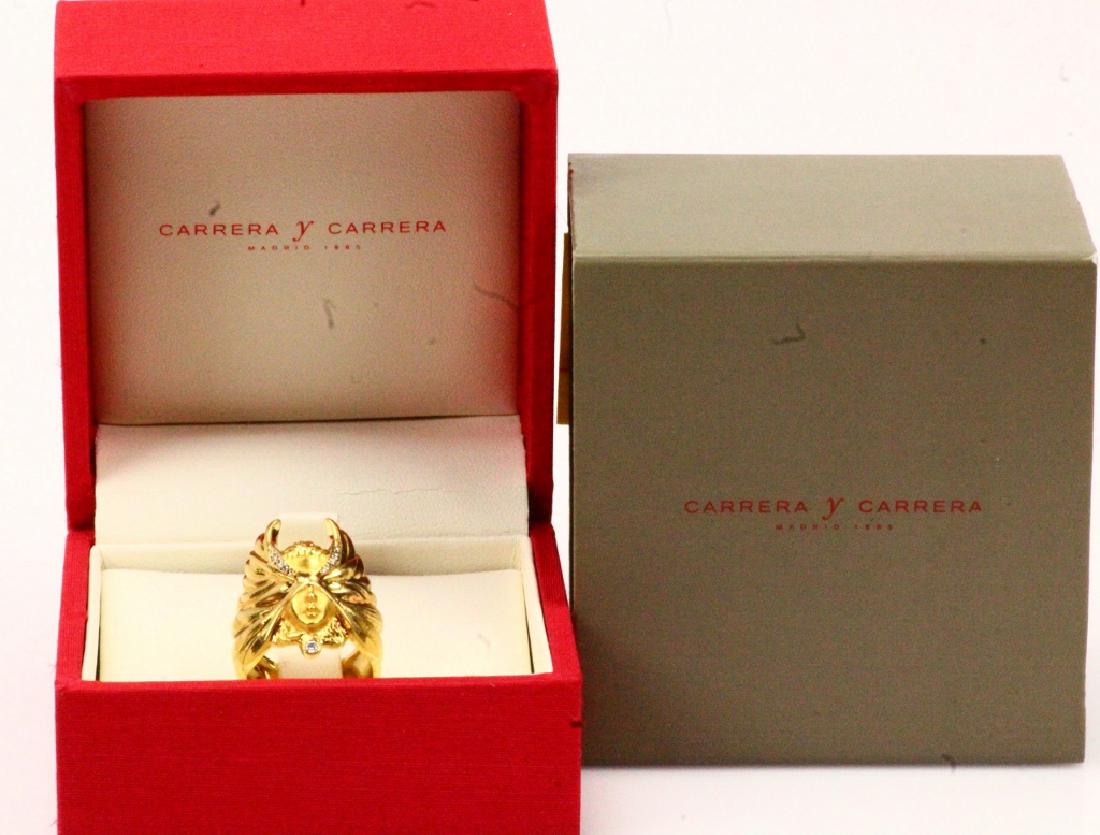 Carrera y Carrera 18K Goddess Ring W/VS Diamond (1 of 6)