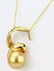 12mm AA Golden South Sea Pearl & 18K 18" Necklace - 3
