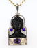 Sajen Sterling Silver Obsidian Goddess Pendant