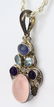 Sajen Sterling Silver & Multi Gemstone Pendant - 2