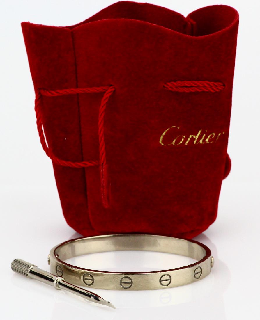 Cartier 18K Love Bracelet W/Screwdriver in Pouch (1 of 9)