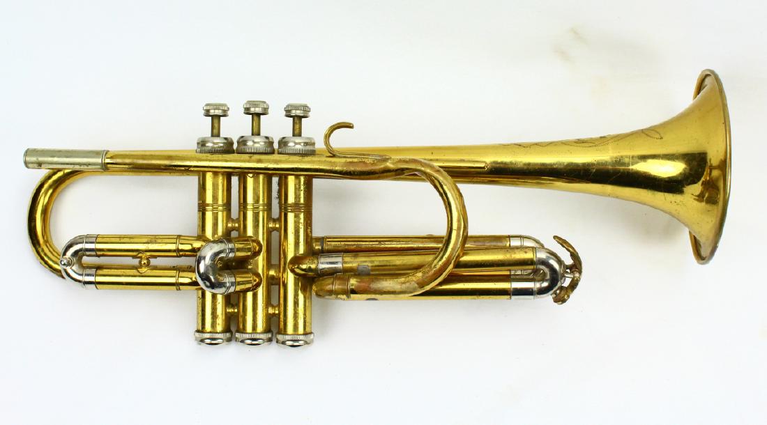 Bing Crosby Trumpet Given By Louis Armstrong (1 of 9)