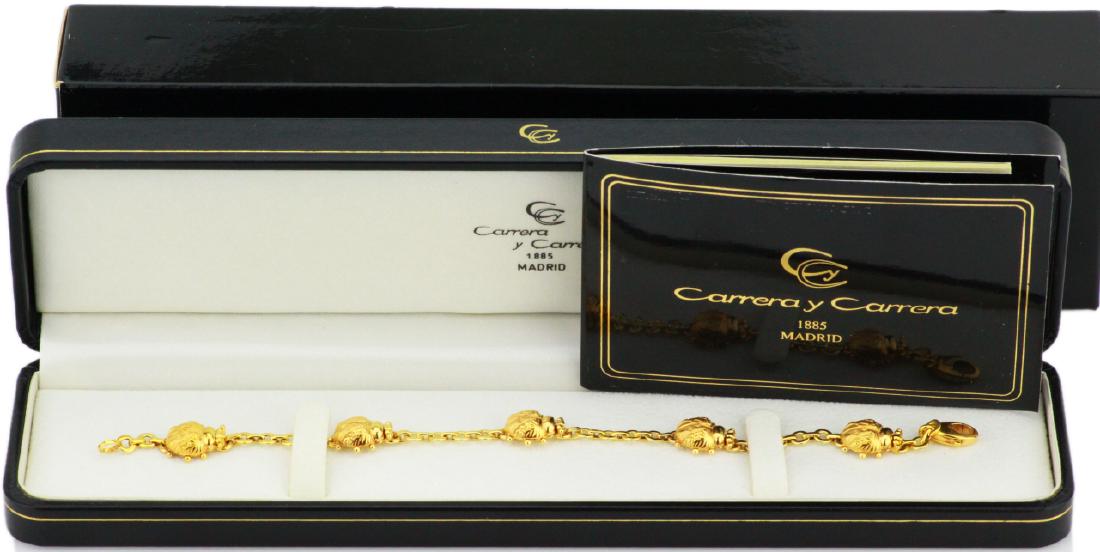 Carrera y Carrera 18K 7" Lady Bug Bracelet (1 of 5)