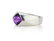 Chanel 2.50ct Amethyst & 18K 10mm Wide Ring - 2