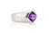 Chanel 2.50ct Amethyst & 18K 10mm Wide Ring - 3