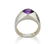 Chanel 2.50ct Amethyst & 18K 10mm Wide Ring - 4