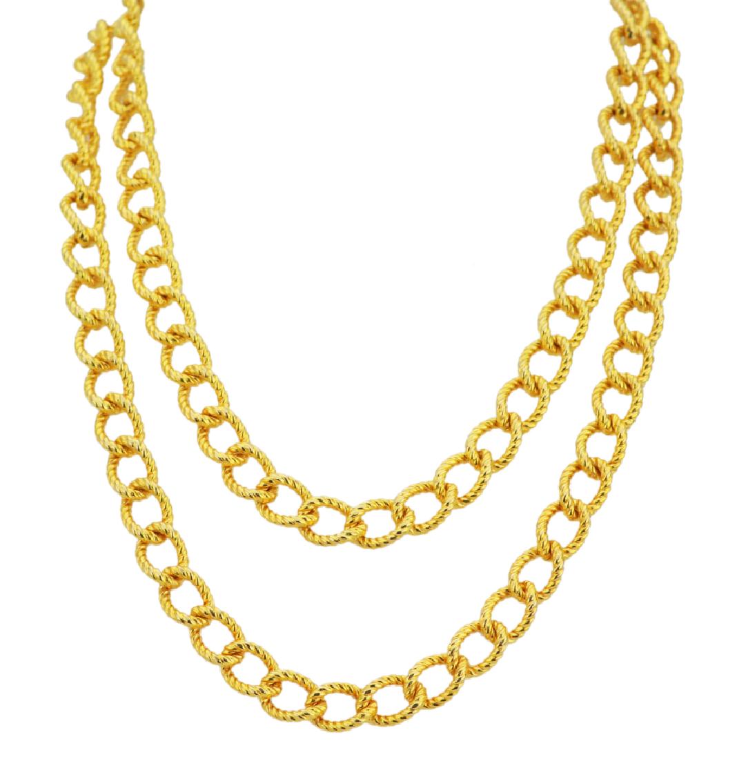 Solid 14K 7mm Wide 24" Cable Twist Chain (1 of 4)