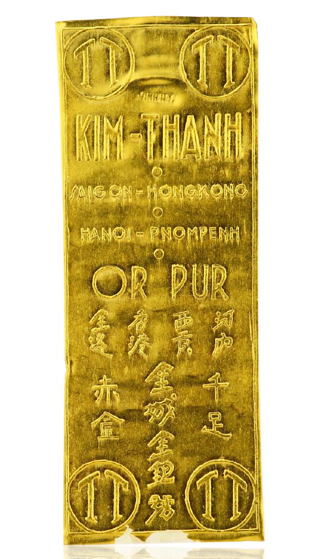 KimThanh Vietnamese .9999 Pure Gold Refugee Bar