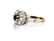 1ctw Diamond & 14K Cluster Ring W/Blue Sapphire - 2