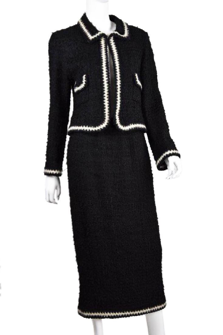 Chanel 1998A Mohair & Wool Jacket & Long Skirt (1 of 11)