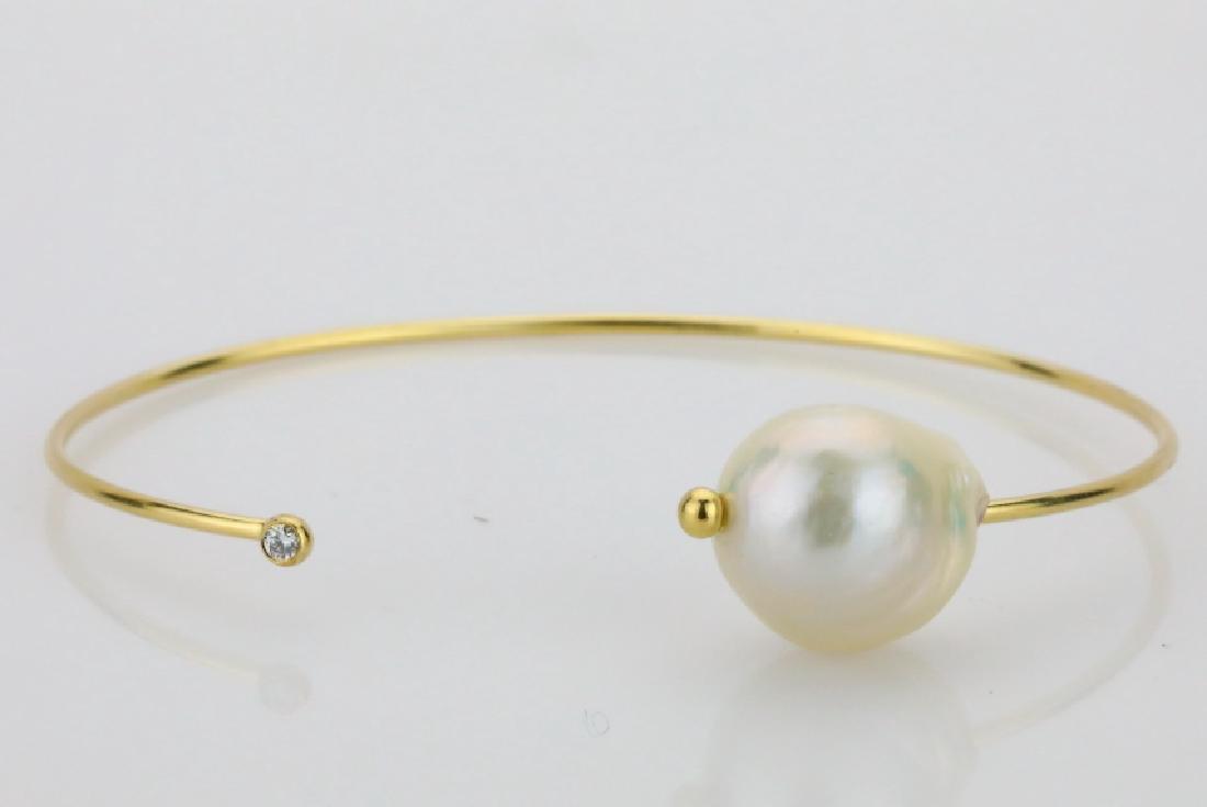Mizuki 14K & 13.6mm Freshwater Pearl Bracelet (1 of 3)