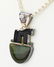Sajen Jet & Sterling Silver Pendant on 20" Chain - 3