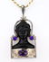 Sajen Sterling Silver Obsidian Goddess Pendant