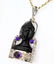 Sajen Sterling Silver Obsidian Goddess Pendant - 2