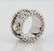 Chanel 18K "Camellia & Clover" Ring W/Pearls - 5