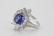 4.20ct Blue Sapphire, 2.25ctw Diamond & 14K Ring - 2