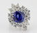 4.20ct Blue Sapphire, 2.25ctw Diamond & 14K Ring - 4