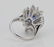 4.20ct Blue Sapphire, 2.25ctw Diamond & 14K Ring - 5