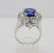 4.20ct Blue Sapphire, 2.25ctw Diamond & 14K Ring - 6
