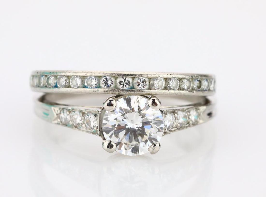 Tiffany & Co 2.35ctw Diamond Platinum Wedding Set (1 of 7)