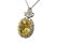 27.35ct GIA Yellow Sapphire, 5ctw Diamond Necklace - 5
