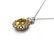 27.35ct GIA Yellow Sapphire, 5ctw Diamond Necklace - 6