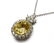 27.35ct GIA Yellow Sapphire, 5ctw Diamond Necklace - 7