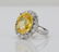 9.95ct GIA No Heat Yellow Sapphire & Diamond Ring - 2