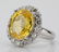 9.95ct GIA No Heat Yellow Sapphire & Diamond Ring - 5