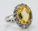 9.95ct GIA No Heat Yellow Sapphire & Diamond Ring - 6